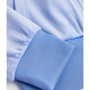 Qualité supérieure 240 g/m² 42% coton 58% polyester Hiver Personnalisé Lavé Toile vierge Haut décontracté surdimensionné court pour femme - Product Image 3