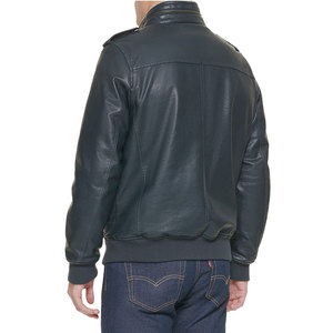 Chaqueta de Cuero de la Mejor Calidad, Nuevo Estilo, Chaqueta de Cuero de Color Sólido, Chaqueta de Cuero a Precio Razonable - Product Image 3