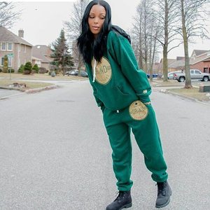 Printemps automne tenues 2025 Designer femmes 2 deux pièces pantalon ensemble marques de luxe décontracté survêtement costume femmes survêtement ensembles - Product Image 4