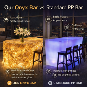 <span class=keywords><strong>Bancone</strong></span> da Cucina Illuminato su Misura in Cristallo di Quarzo Fumé Marrone per Villa di Lusso con Illuminazione Integrata - Product Image 6