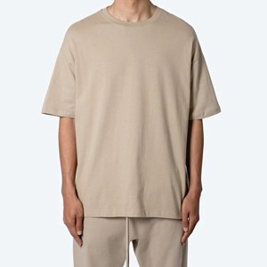 Camisetas de hombre de talla grande de algodón 100% de peso pesado de alta calidad, camiseta de gran tamaño Unisex en blanco personalizada por sublimación lisa - Product Image 1