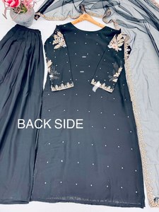 Stylish Women Lehenga Set With <b>Long</b> Kurti And <b>Matching</b> Dupatta In Comfortable Fabrics For Festivals Weddings And Ethnic Wear - Product Image 4