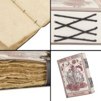 Hocus Pocus Vintage Journal en cuir rétro journal de voyage cahier en papier fait main taille clé 8x6 pouces carnet de croquis relié en cuir