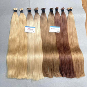 Vente en gros d'usine d'extension de cheveux humains vierges en vrac Fournisseur vietnamien Cheveux en vrac à cuticule alignée sans trame pour le tressage - Product Image 3