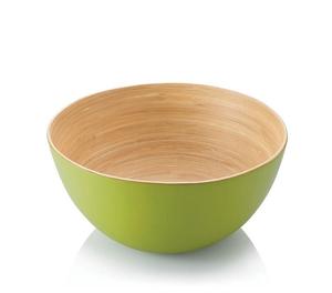 Tazón de esmalte de madera verde moderno, cuencos de madera de la mejor calidad para servir, forma de anillo para ocasiones de mesa, buen precio - Product Image 1