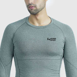 เสื้อรัดรูปผ้าคอตตอนสำหรับผู้ชายเสื้อรัดรูปผ้าแห้งเร็วและใส่สบายสำหรับ2025ออกแบบได้ตามต้องการ - Product Image 6