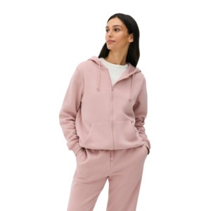 ชุดวอร์มมีซิปสำหรับผู้หญิงผ้าฝ้ายบุขนแกะแบบ2-in-1แห้งเร็วระบายอากาศได้ดีเป็นมิตรกับสิ่งแวดล้อม100% - Product Image 3