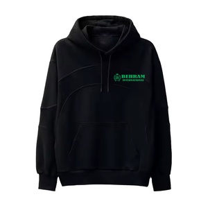 Sweat-shirts unisexes personnalisés en molleton bouclette de qualité supérieure, en polyester et coton, vente en gros, personnalisation, prix d'usine, sweat à capuche à manches longues - Product Image 2