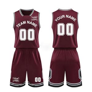 Uniforme de Baloncesto Personalizado con Precio de Mayoreo, Nuevo Diseño 2025, Uniforme de Baloncesto Sublimado Deportivo Estampado - Product Image 1