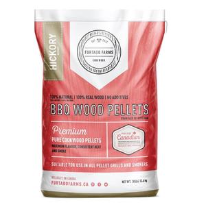 Granulés de bois pour barbecue 30 lb, bûches de bois de cuisson premium avec 0,6 % de cendres et 8 % d'humidité pour grills et fumoirs à granulés - Product Image 1
