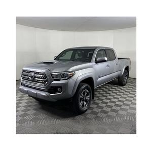 Pick-up Tacoma d'occasion de haute qualité 2021 Turbo FWD Direction à gauche en bon état avec intérieur foncé et sièges en cuir - Product Image 1