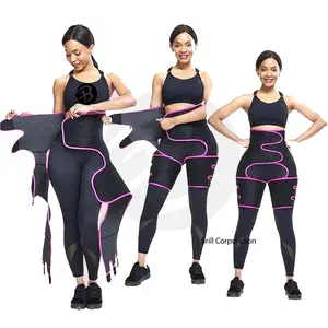 Coscia più sottile Sauna Shaper cintura in vita per l'anca donna Body Shaper traspirante sudorazione corsetto vita cintura sottile da donna