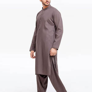 2025 dernière conception XXL Shalwar Kameez respirant coton hommes traditionnel ethnique Style décontracté vêtements meilleure qualité musulman - Product Image 3