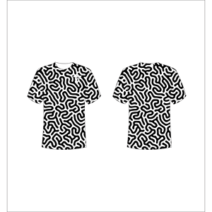 Camiseta de Manga Corta para Hombre con Estampado de Lunares, Cuello Redondo, Corte Regular, Informal, Transpirable, Tejida, Trackstar OEM, Marca Privada TSI-G05-P0727 - Product Image 5
