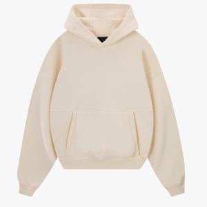 Custom Logo <b>Zip</b> Hoodie Basics Thick Pullover Blank Sweatshirt Regular Oversized Solid Winter 100% Cotton Heavyweight Factory - Product Image 4