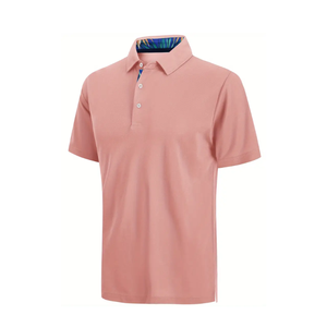 T-shirts pour hommes OEM/ODM 100% coton pour polo coupe ajustée à manches courtes style formel avec logo personnalisé pour hommes - Product Image 4