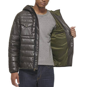 เสื้อแจ็คเก็ตพัฟเฟอร์ผู้ชายสำหรับฤดูหนาว คุณภาพสูง เสื้อแจ็คเก็ตกันลมแบบกำหนดเอง เสื้อแจ็คเก็ตพัฟเฟอร์แบบมีขนเป็ด สไตล์สตรีทแฟชั่น เสื้อแจ็คเก็ตพัฟเฟอร์ลำลองสำหรับผู้ชาย - Product Image 3