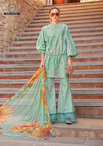 El Mejor Traje Salwar Kameez de Chifón Pesado Personalizado para Mujer, Vestido de Fiesta Premium Hecho a Mano por los Mejores Fabricantes - Product Image 5