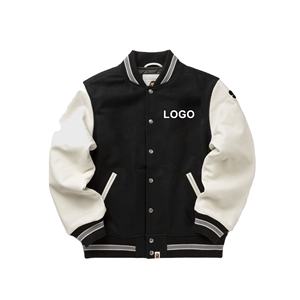 Chaqueta de béisbol de lana para hombre, nueva llegada 2026, de alta calidad, estilo formal, superventas, personalizada, con forro polar, para invierno - Product Image 1