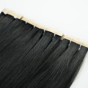 Extensions de cheveux humains de bande invisible transparente vierge droite tendance supérieure - Product Image 4