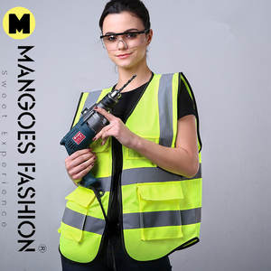 Malla Multi Bolsillo Ocio al aire libre Secado rápido Pesca Publicidad Chaleco Desgaste al aire libre Chaleco DE SEGURIDAD Precio barato - Product Image 5