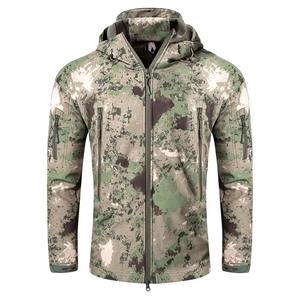 Veste de chasse extérieure de camouflage imperméable en gros veste de chasse en polyester adulte de haute qualité pour les hommes vente en gros personnalisée - Product Image 3