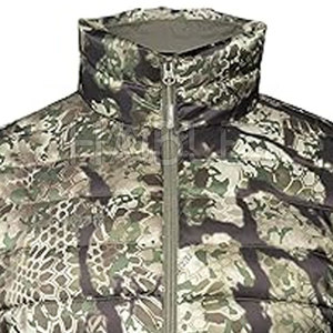 Vestes de chasse en polaire Softshell pour hommes OEM Manteaux tactiques d'hiver en toile respirante et coupe-vent avec imprimé camouflage - Product Image 4