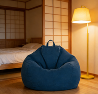 Fauteuil paresseux haut de gamme, assise épaisse et durable, fauteuil pouf antidérapant, pour terrasse extérieure