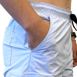 Short Cargo Streetwear Short confort personnalisé avec ceinture élastique et cordon de serrage Vente en gros Shorts pour hommes avec impression personnalisée du logo Shorts pour hommes - Product Image 3