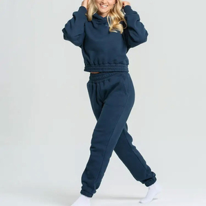 เสื้อฮู้ดแฟชั่นแบบครอปสำหรับผู้หญิงเสื้อครอปสำหรับผู้หญิง - Product Image 3