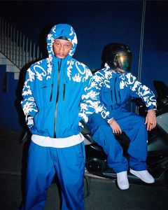 Vestes coupe-vent matelassées à capuche imperméables pour hommes sur mesure, vêtements de rue décontractés pour l'hiver - Product Image 5