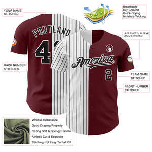 Camiseta de Béisbol con Logotipo y Número Impresos, Ropa Deportiva, Talla Adulto, Camiseta de Béisbol Holgada para Hombre - Product Image 3