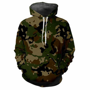 Sudaderas con capucha de lana de caza al aire libre para hombre más vendidas, diseño estampado de camuflaje de tendencia superior para ropa de caza de camuflaje - Product Image 1