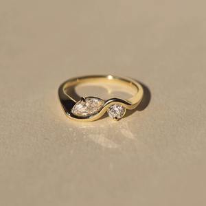 Anillo de compromiso de moissanita de 0,75 quilates al por mayor corte brillante redondo VVS2 E Color plateado MOQ 1 - Product Image 4