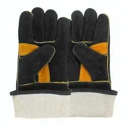 Guantes de soldadura de cuero de manga larga para soldadura industrial de cuero función guantes de cuero de seguridad anticalor de Pakistán - Product Image 6