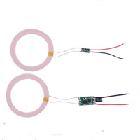 Taidacent 5V 50mA RX 24V RX Tapis de charge inductif à distance de 150 mm, batterie externe magnétique sans fil, PCB de charge sans fil