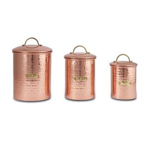 Handmade Copper Canister Premium Quality Handmade Designer Storage Box Classic Stylish <b>Hot</b> Selling Fancy Metal Canister - Product Image 3