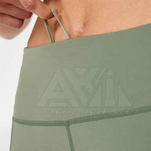 Leggings Deportivos para Mujer, Personalizados para Yoga y Gimnasio, Color Sólido, Venta al Por Mayor OEM - Product Image 5