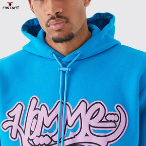 Ensemble de survêtement décontracté en molleton imprimé respirant grande taille avec pantalon évasé et sweat à capuche uni pour l'hiver - Product Image 5