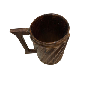 Chope à bière de qualité supérieure 2025 conçue couleur naturelle Design créatif Fabrication et fournisseur de tasses en bois les plus exigeantes - Product Image 4