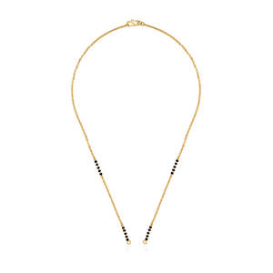 Cadena Mangalsutra de Oro Elegante para Mujer - Joyería Coleccionable Cultural - Product Image 2