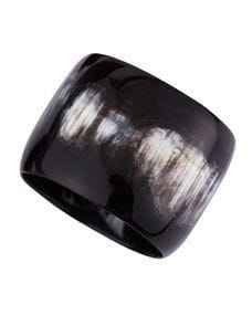 Pulsera de cuerno de búfalo hecha a mano, accesorio de moda elegante y sostenible, brazaletes inspirados en la naturaleza de Crescent Crafts - Product Image 4