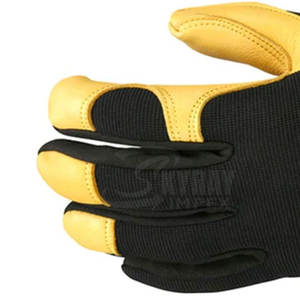 ถุงมือช่างหนังสังเคราะห์ทนต่อการสั่นสะเทือนถุงมือช่างจากปากีสถาน - Product Image 6