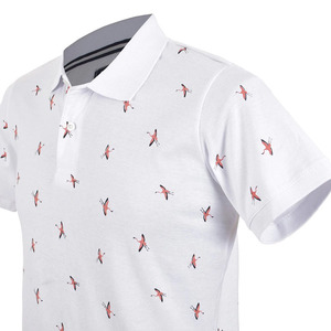 เสื้อโปโลผู้ชายผ้าฝ้าย100% ขนาดพิเศษระบายอากาศได้พิมพ์ลายเทคนิคชุดลำลอง - Product Image 4