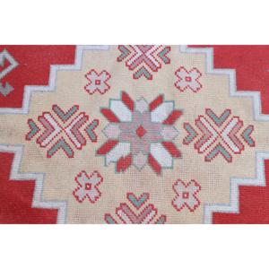Alfombra Turca, Alfombra Grande de 5.8x8.4 pies, Alfombra Roja Ombré - Product Image 5
