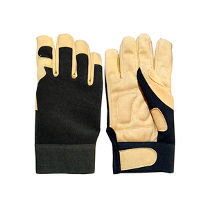 Lightweight Breathable <b>Leather</b> <b>Work</b> Gloves with UV Protection Durable Palm Grip Surface for <b>Tool</b> Handling - Product Image 1