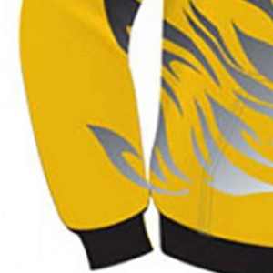 เสื้อฮู้ดสำหรับผู้ชายผ้าคอตตอนระบายอากาศได้ดีดีไซน์แบบระเหิดงานตามสั่งผลิตจากโรงงาน100% - Product Image 4