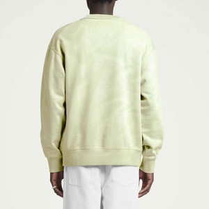 Men's Oversized <b>Crew</b> <b>Neck</b> <b>Sweatshirt</b> Solid Color Knitted Cotton Casual Pullover Autumn Wear Wholesale rate - Product Image 2