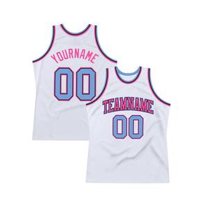 Maillots de basket-ball personnalisés avec logo d'équipe, nom et numéro, prix de gros, vêtements de sport en polyester de haute qualité pour les joueurs - Product Image 3
