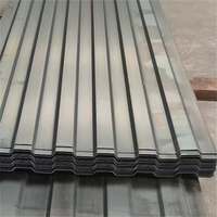 Tôle de zinc pour toiture Tôle de fer galvanisée ondulée Tôle de fer laminée Toiture métallique en acier ondulée